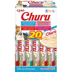 INABA CAT Churu Mix Thunfisch und Meeresfrüchte 20x14g