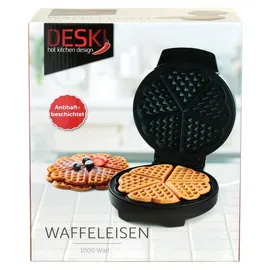 DESKI Waffeleisen DESKI Edelstahl schwarz