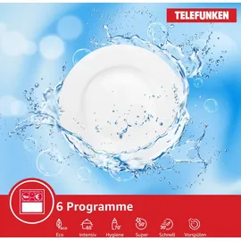 Telefunken GEV6012D Einbau-Geschirrspüler (vollintegrierbar, 598 mm breit)