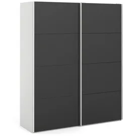 VCM Veto 183 x 221 x 61 cm weiß/schwarz