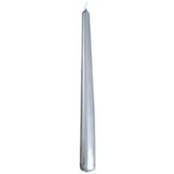 Spitzkerze 250x25mm silber WIEDEMANN 204049.027