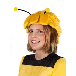 Maskworld Kostüm Biene Maja Kopfbedeckung, Für große Bienen mit Köpfchen – original lizenziert! gelb