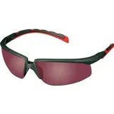3M S2024AS-RED Schutzbrille/Sicherheitsbrille Kunststoff Grau, Rot,