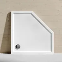 Hüppe Purano Fünfeck-Duschwanne, 210601055,