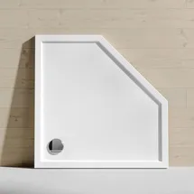 Hüppe Purano Fünfeck-Duschwanne, 210601055,