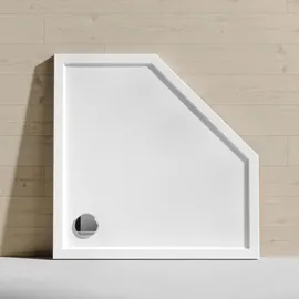 Hüppe Purano Fünfeck-Duschwanne, 210601055,