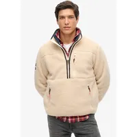 Superdry Fleecepullover »OUTDOOR FLEECE HALF ZIP«, Gr. XXL, oatmeal beige, , 40844064-XXL