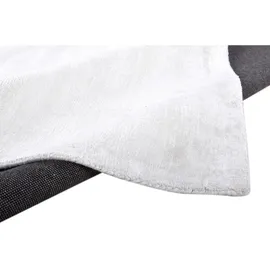 Tom Tailor Shine uni Kurzflorteppich 50 x 80 cm weiß