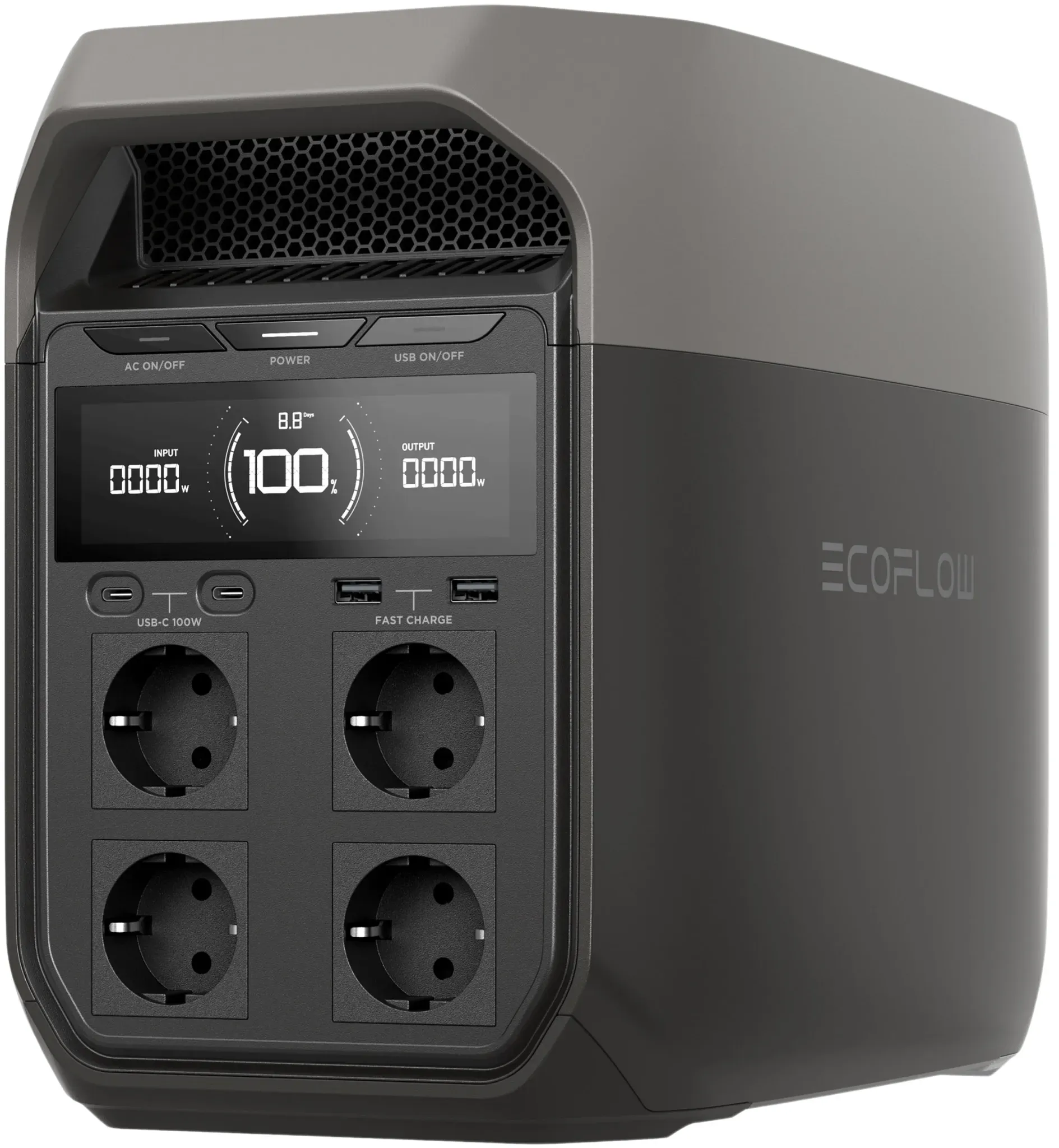EcoFlow DELTA 3 Powerstation und XT60 Kabel - 0 % MwSt. (gem. § 12 Abs. 3 UStG)