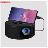 Mini-led-projektor, Tragbar, Wlan, Heimkino, Android Tv, Bluetooth, Usb, 1080p, Etikett