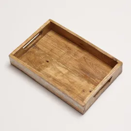 MARELIDA Tablett aus Mangoholz in braun - L: 30cm | Gr.: onesize