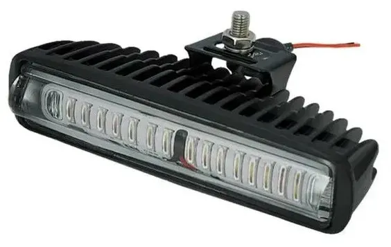 Universelle Warn-LED – blaue Signallampe / Halogenlampe für Sicherheit, 12–80 V, 30 W, für Gabelstapler, Elektrostapler, Bagger