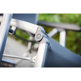 Kettler BasicPlus Relaxsessel 61 x 90 x 111 cm silber/anthrazit klappbar