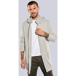 emilio adani Herren Pullover grau regular uni Stehkragen - XXL