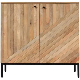 Mendler Highboard 86 x 90 x 43 cm Braun