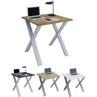 VCM Schreibtisch Lona Schwarz / Buche