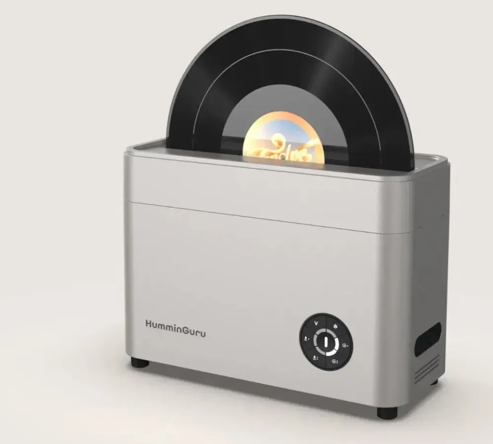 HumminGuru NOVA Advanced Ultraschall-Schallplattenreiniger (White Sand)