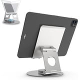 AJ advancegin Swivel Stand Aluminum Portable 360°Rotating Tablet iPad Stand Holder Tablet Table Stand for iPad Pro10.5/11/12.9/Air/Mini 4/5/6 iPhone XS 15/14/13 Galaxy Tab Surface Kindle