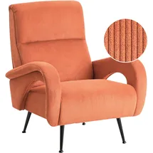 Beliani Sessel SVALOV Cord 0 x 0 x 0 cm Orange