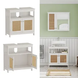 Vicco Waschbeckenunterschrank Rosario 60 x 60 cm Weiß