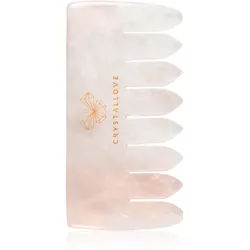 Crystallove Rose Quartz Comb Massage Hilfsmittel für haare und körper