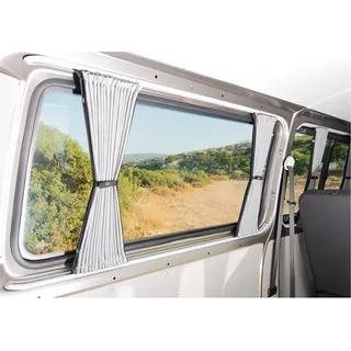 Soplair Verdunkelungsvorhänge – 3P Zelle (2 Seitenscheiben hinten + Heckklappe) Ford Tournéo Custom (2012)