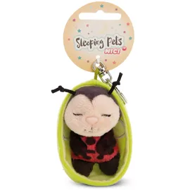 NICI Schlüsselanhänger Sleeping Pets Marienkäfer 8 cm