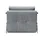 Innovation Living Schlafsessel CUBED Stoff 97 x 78 x 96 cm Grau mit Kissen
