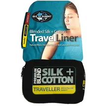 Sea to Summit Silk Cotton Travel Liner Double navy