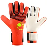 Uhlsport Torwarthandschuhe Fluo Rot/Weiß 8