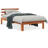 vidaXL Massivholzbett 100 x 200 cm Braun