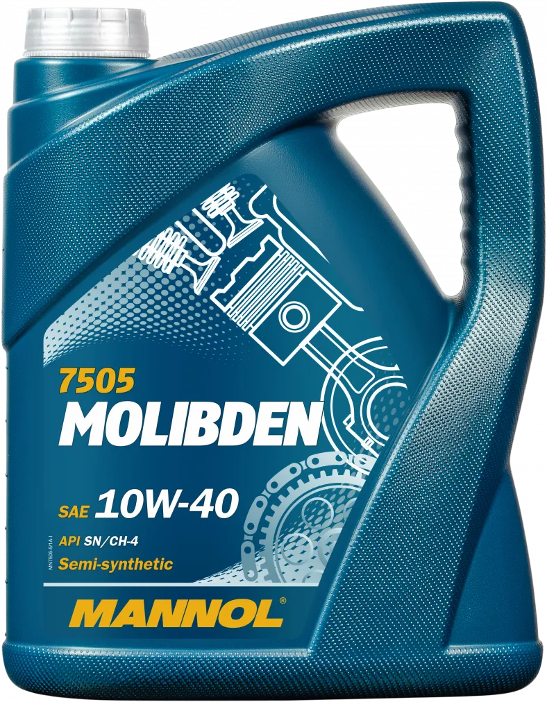 10W-40 Mannol 7505 Molibden Motoröl 5 Liter