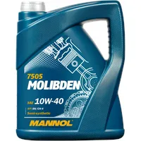 10W-40 Mannol 7505 Molibden Motoröl 5 Liter