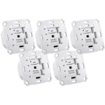 eQ-3 Homematic IP Rollladenaktor für Markenschalter 5er Set weiß