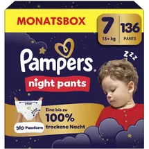Pampers Baby Dry Night Pants Gr. 7 (15+ kg) 136 St.