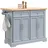 SoBuy FKW71-HG Küchenwagen mit erweiterbarer Arbeitsplatte Servierwagen Holz BHT ca.: 115x92x46-71cm