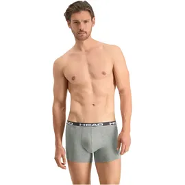 Head Basic Boxershorts grau M 2er Pack