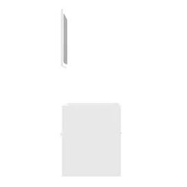 vidaXL Badmöbel-Set 2-tlg. Weiß