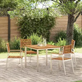 vidaXL Gartentisch 90 x 90 x 74,5 cm Braun