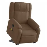DOTMALL Massagesessel Elektrischer Massagesessel mit Aufstehhilfe braun