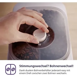 Philips Baristina Espressomaschine BAR320/00 mit Bean Swap Naturweiß / Weiß