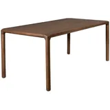 ZUIVER Esstisch Storm 160 x 90 cm Holz Braun Walnuss