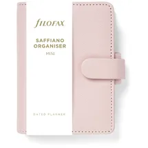 Filofax Saffiano Organizer Mini Rosa