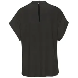 LASCANA Kurzarmbluse schwarz 46