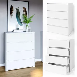 Vicco Kommode Ruben, Weiß, 80 cm