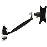 Jenimage FD120WM-Wandhalterung - 1 Monitor Neigen -90 bis +85 Grad Drehen 180 Grad Schwenken 360 Grad fuer 15 bis 27", (Wand, Schwarz, Weiß