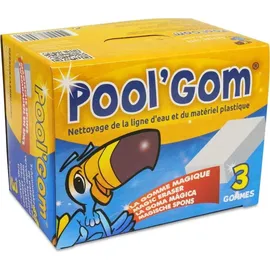 POOL Total Set mit 3 magischen schwämmen für die wasserleitung Toucan POOL GOM X3