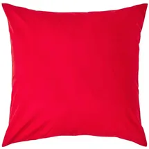 Homescapes Kissenbezug 80 x 80 cm Rot