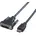 Kabel DVI-D 18 1 Stecker HDMI-A Stecker 10 m Schwarz