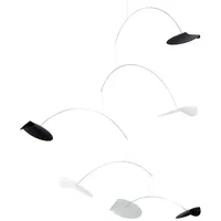 Flensted Mobiles Flying Saucers Mobile, Stahl, Mehrfarbig, 70x85 cm